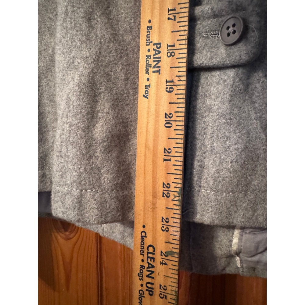 Gap Gray Wool Blend Toggle Duffle Coat Jacket Wom… - image 8